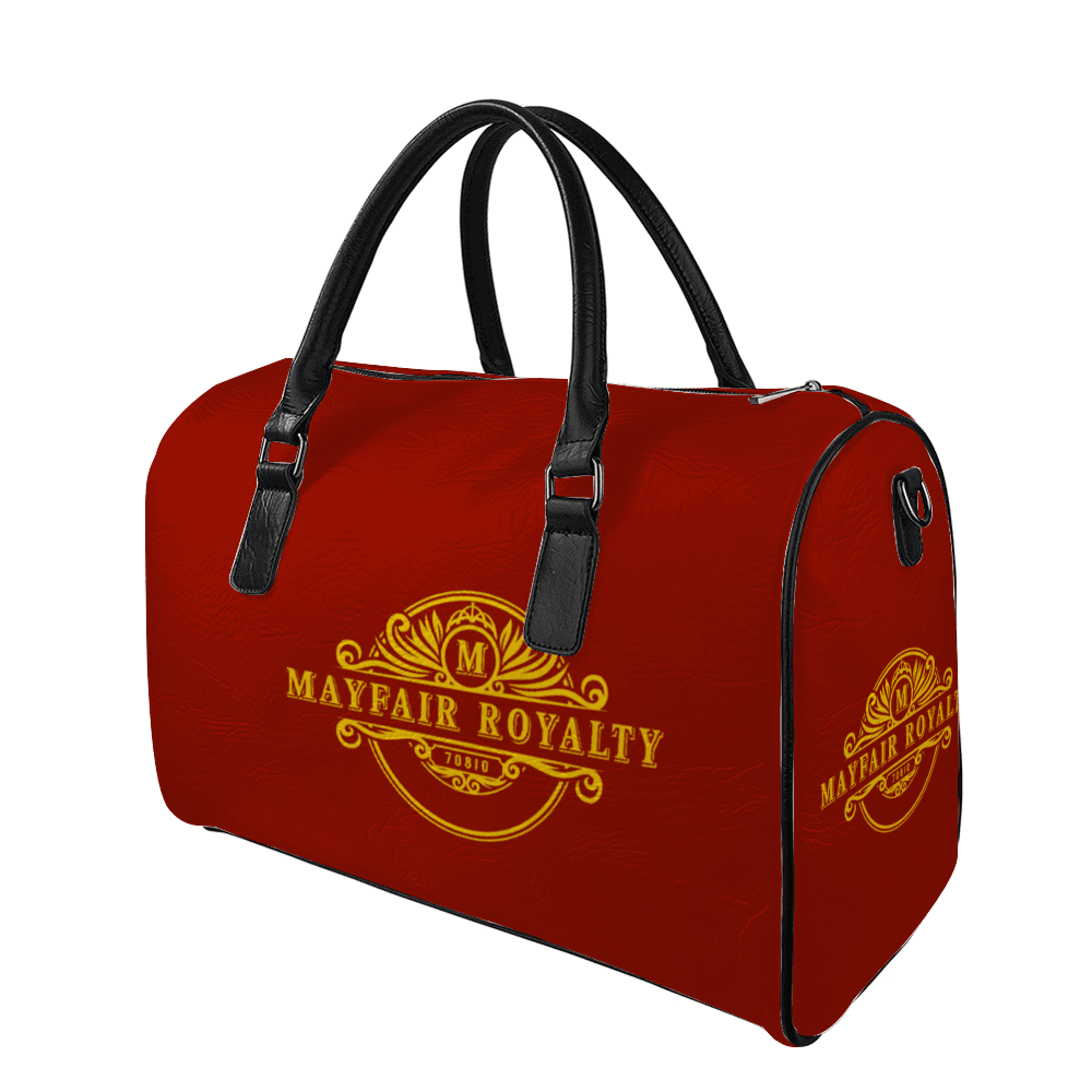 Mayfair Royalty Maroon Travel Duffel Bag - Image 2