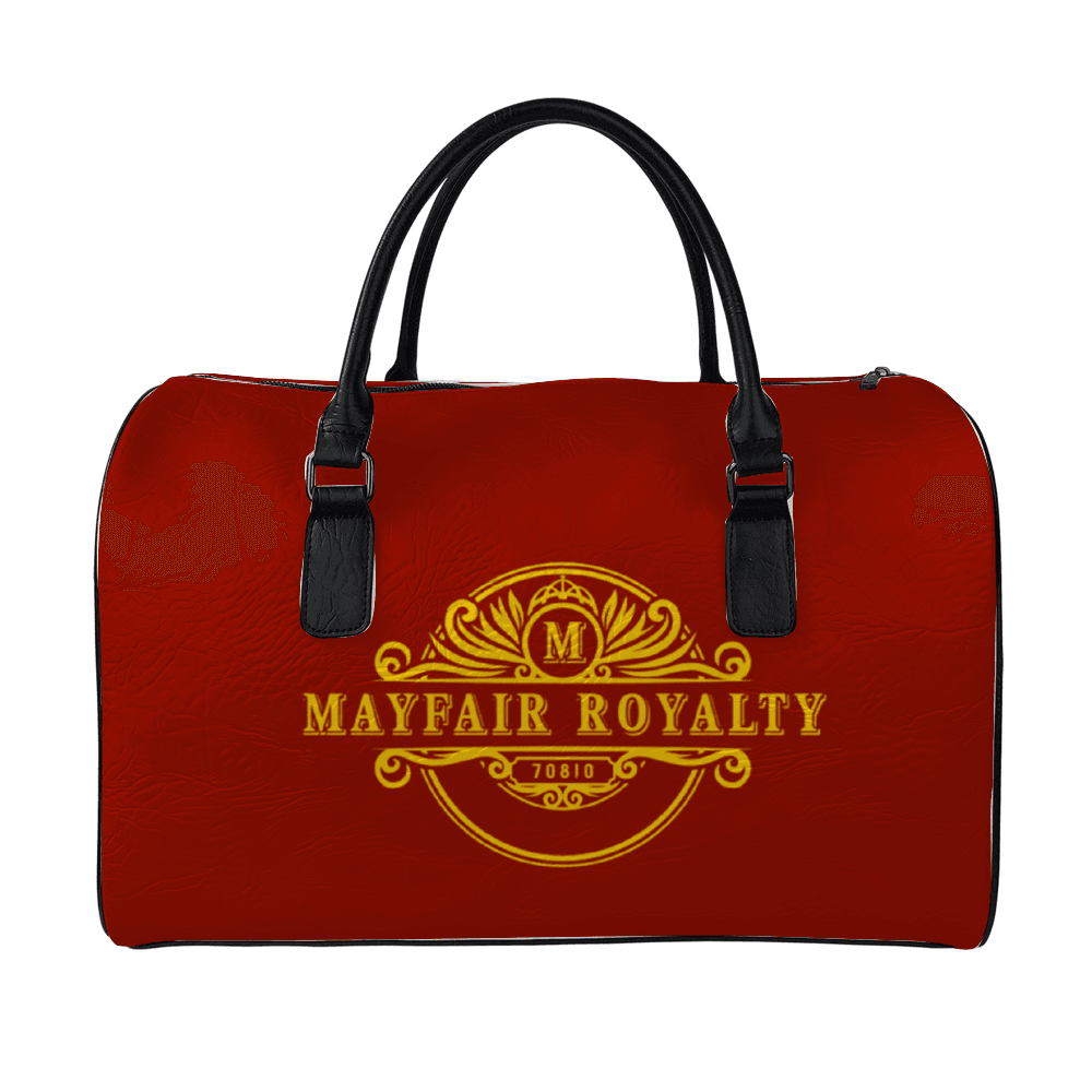 Mayfair Royalty Maroon Travel Duffel Bag - Image 4