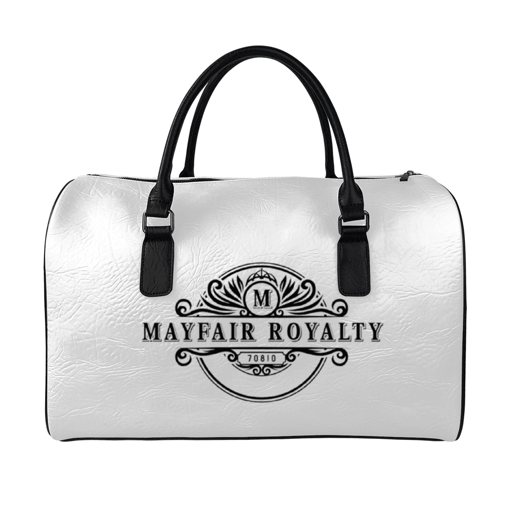 Mayfair Royalty White Travel Duffel Bag - Image 4