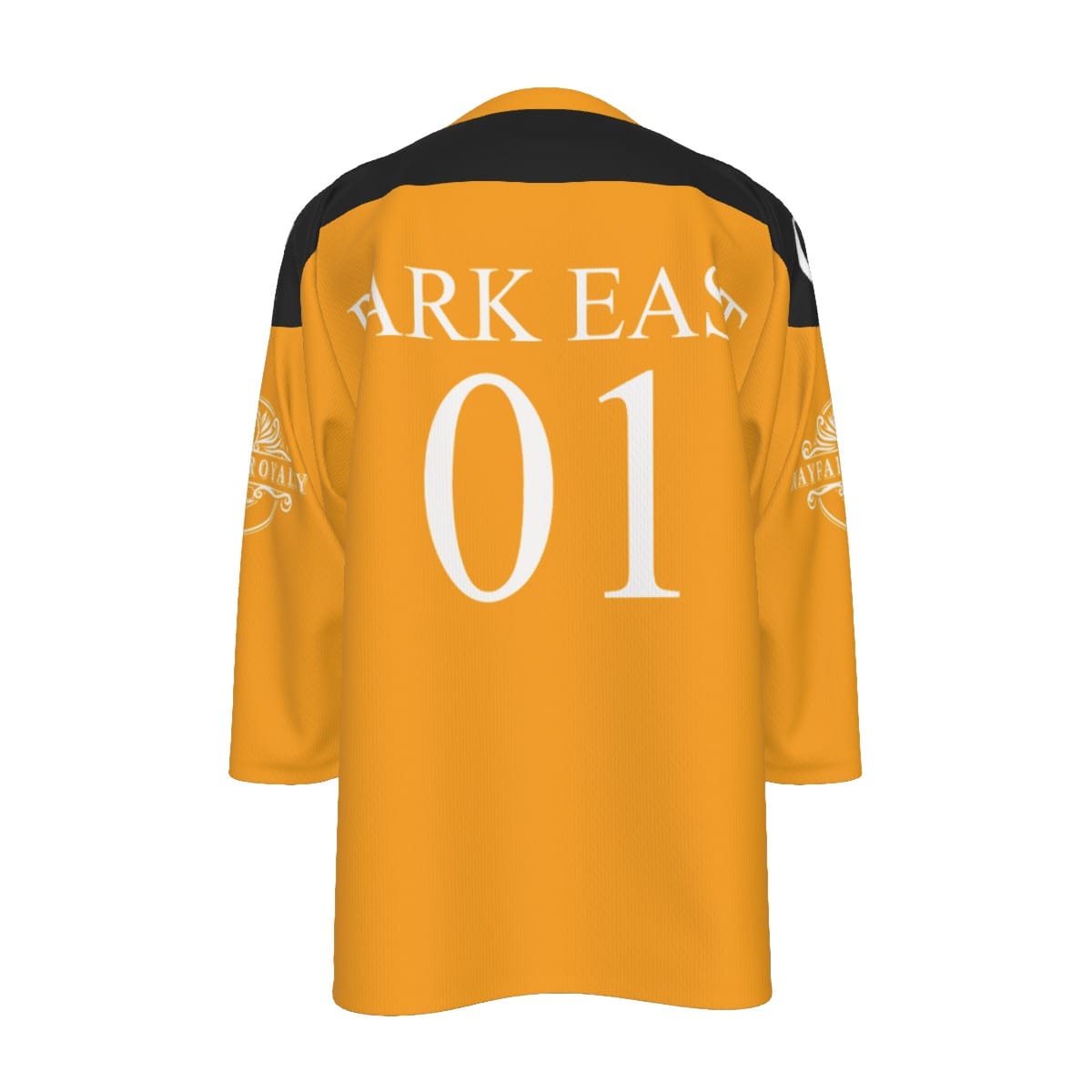 Mayfair Royalty Park East Orange and Black Hockey Jersey - Image 4
