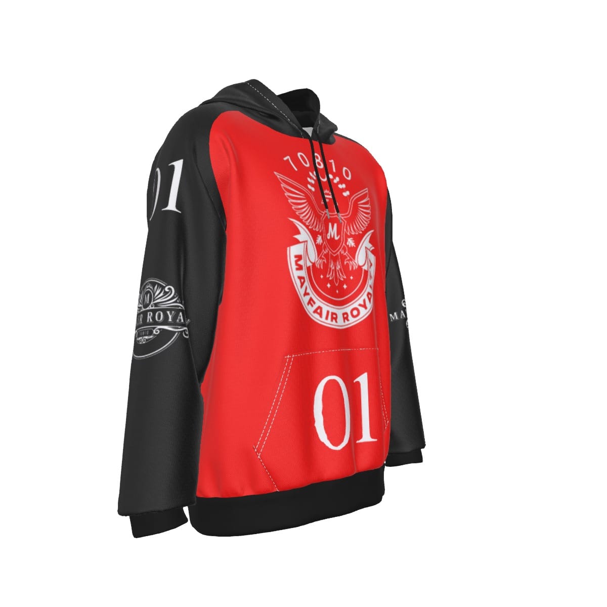 Mayfair Royalty Park East Red and White Park East Hoodie - Image 3