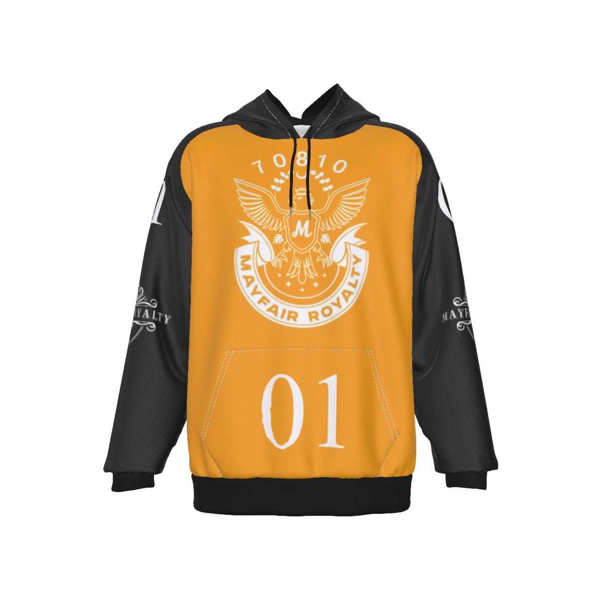 Mayfair Royalty Park East Orange and Black Hoodie