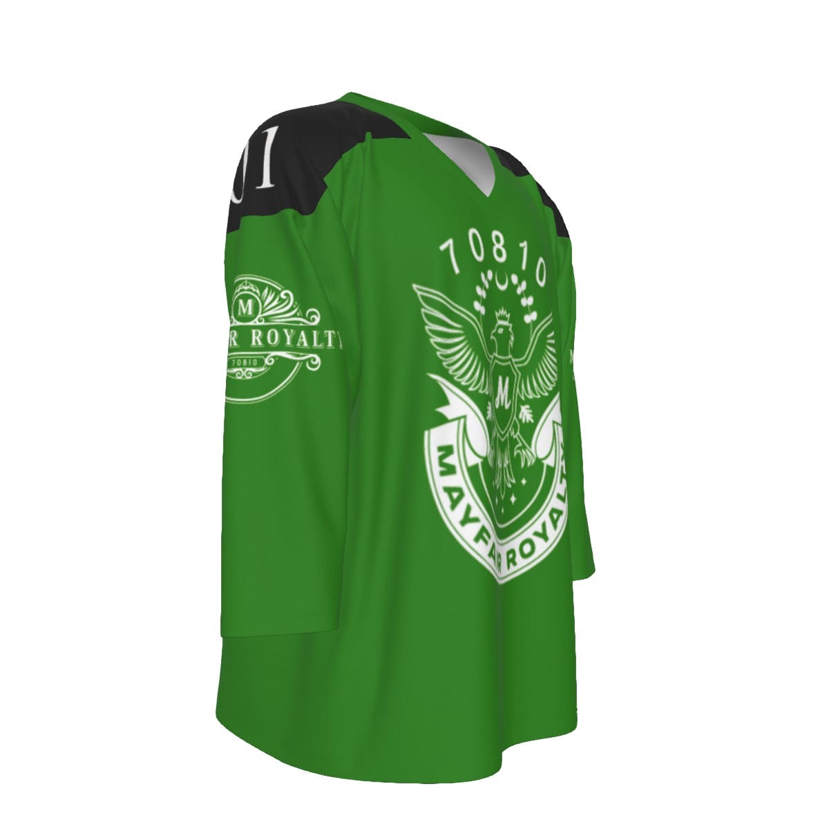 Mayfair Royalty Park East Green and Black Hockey Jersey - Image 3