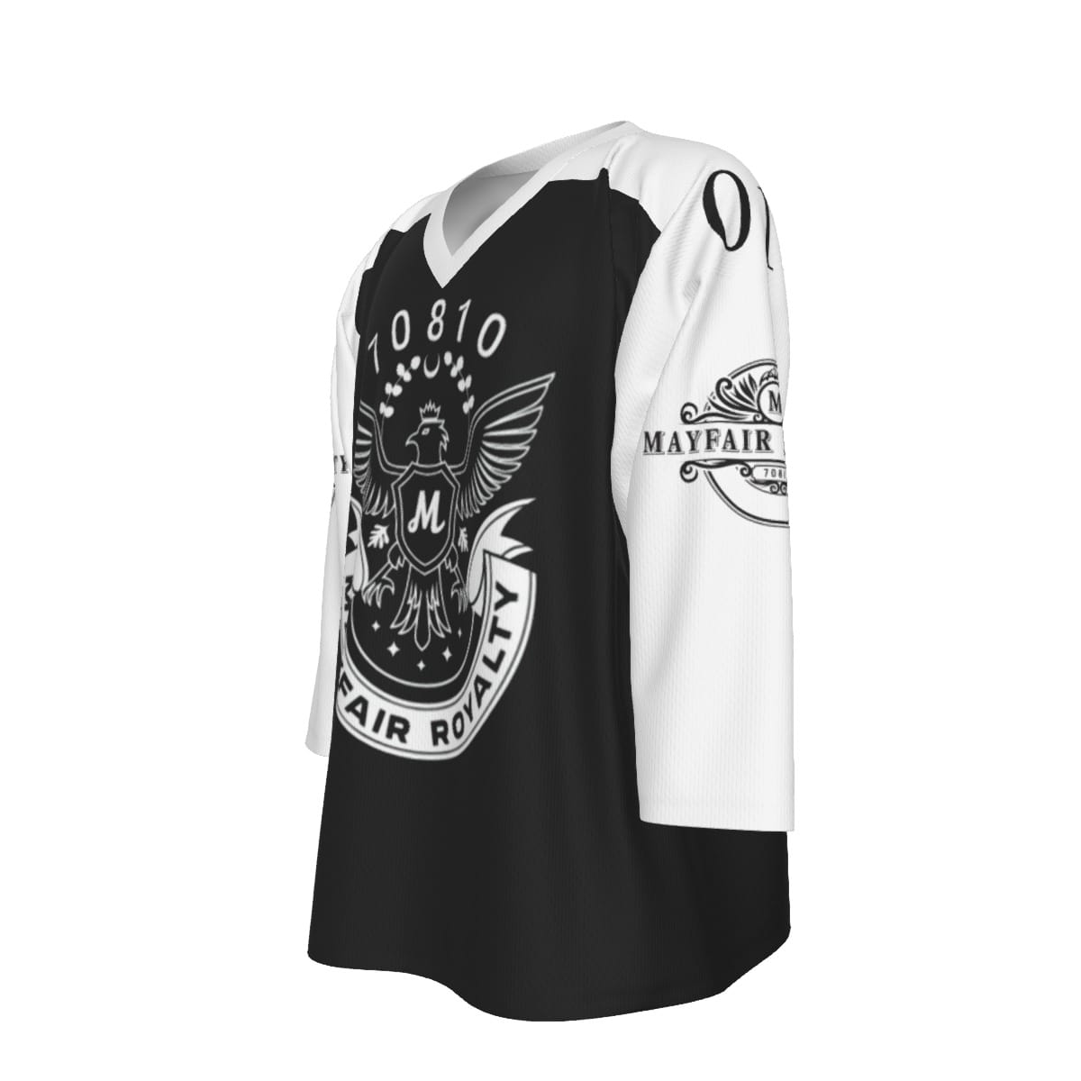 Mayfair Royalty Park East Black and White Hockey Jersey - Image 2
