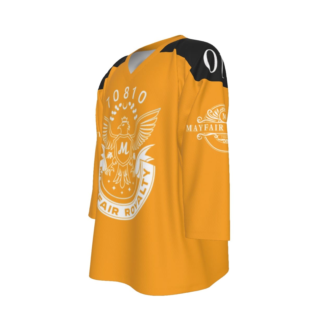 Mayfair Royalty Park East Orange and Black Hockey Jersey - Image 2