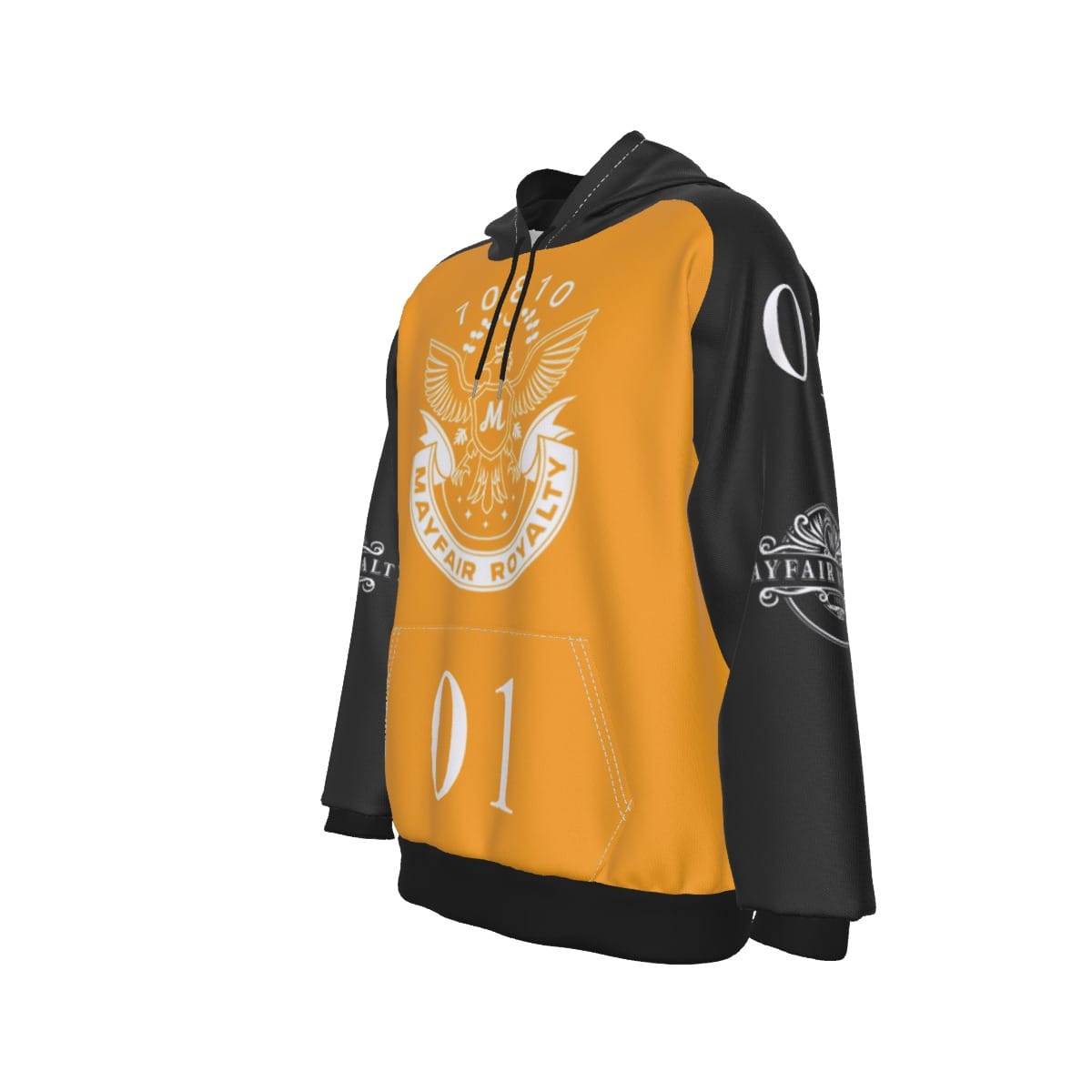 Mayfair Royalty Park East Orange and Black Hoodie - Image 2