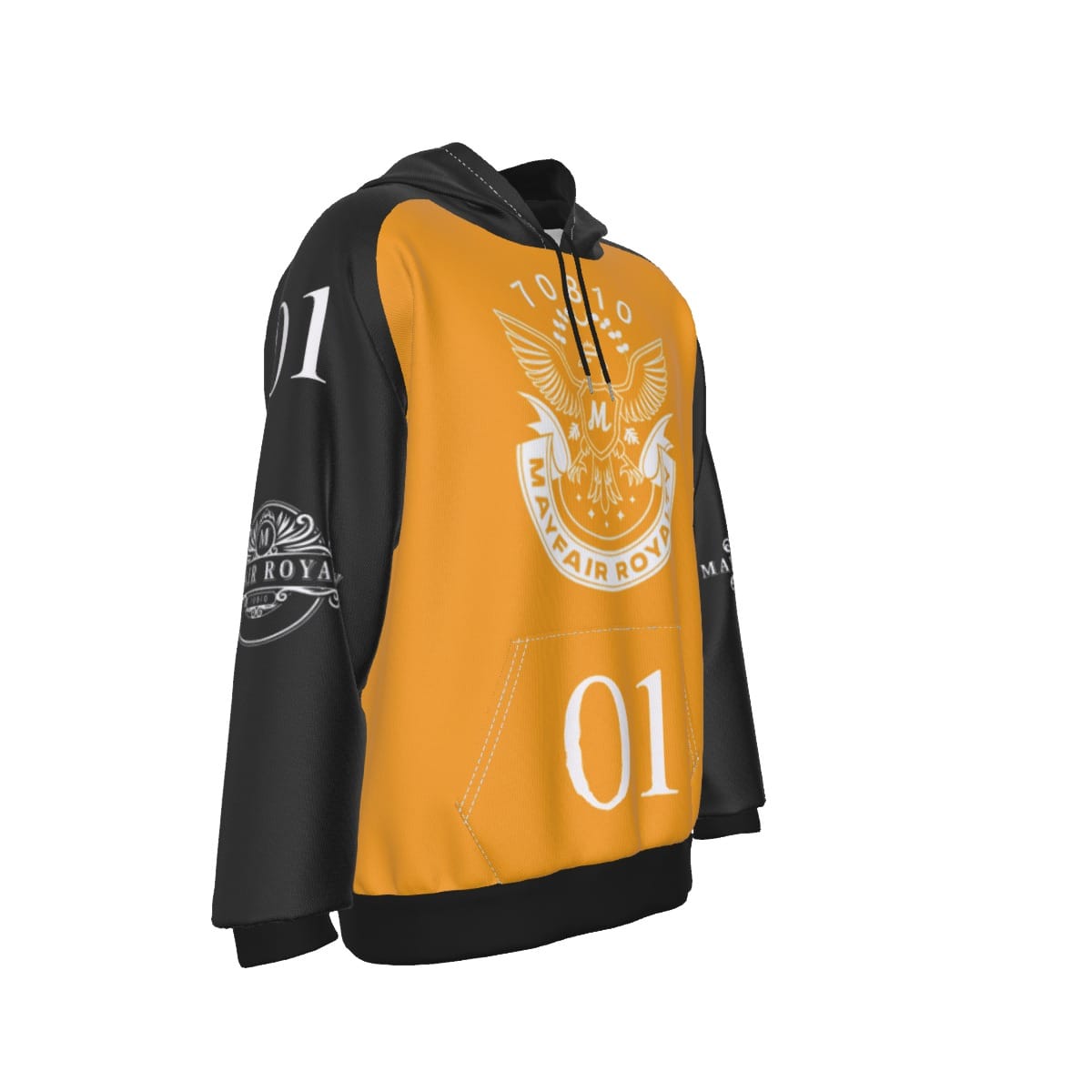 Mayfair Royalty Park East Orange and Black Hoodie - Image 3