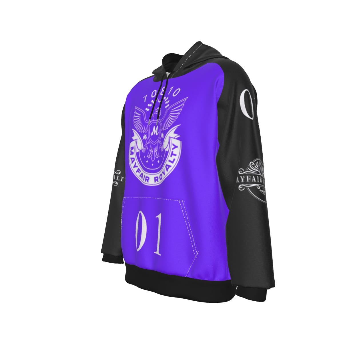 Mayfair Royalty Park East Purple and Black Hoodie - Image 2