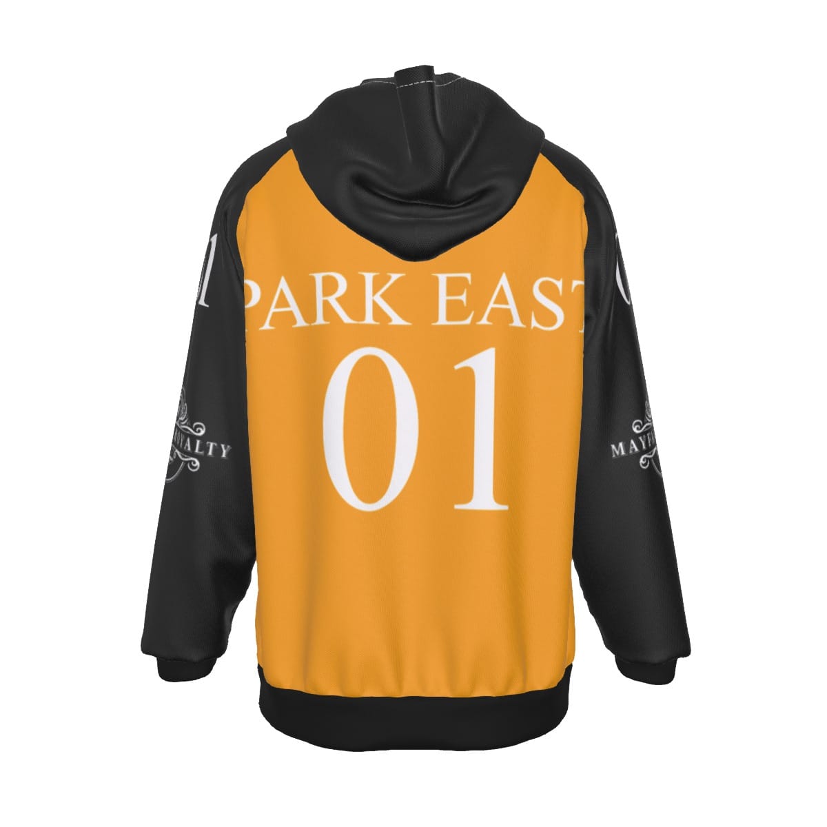 Mayfair Royalty Park East Orange and Black Hoodie - Image 4