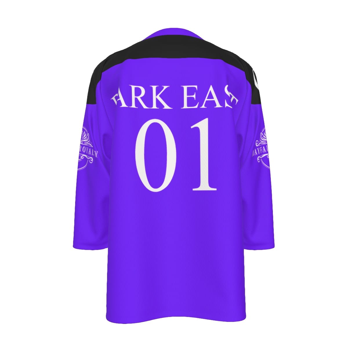 Mayfair Royalty Park East Purple and Black Hockey Jersey - Image 4