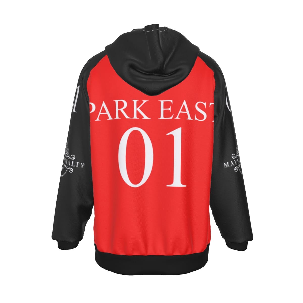 Mayfair Royalty Park East Red and White Park East Hoodie - Image 4