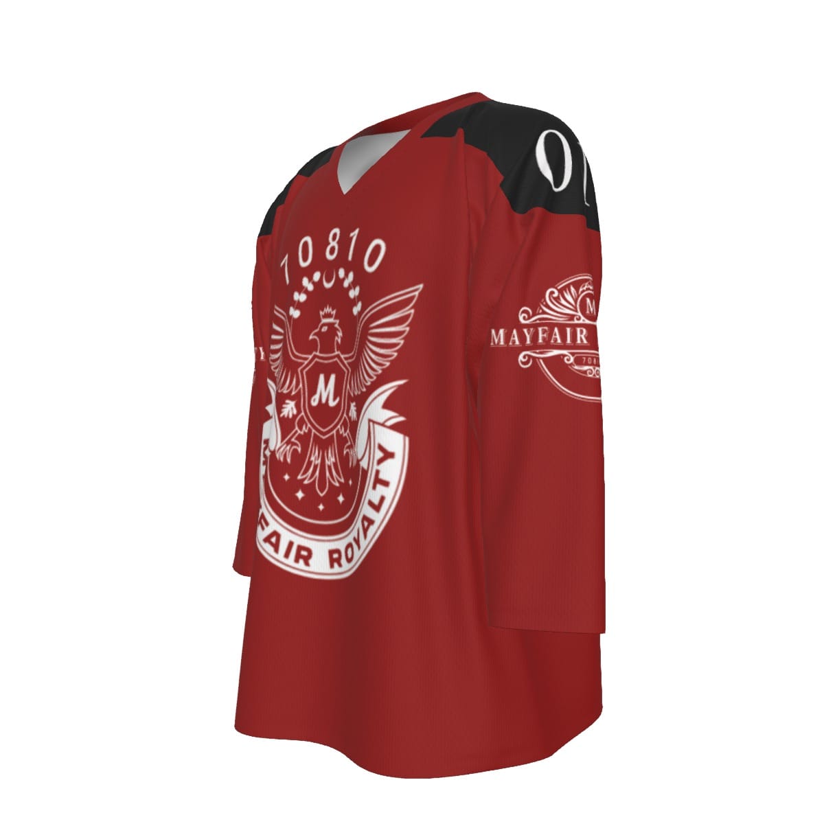 Mayfair Royalty Park East Maroon and Black Hockey Jersey - Image 4