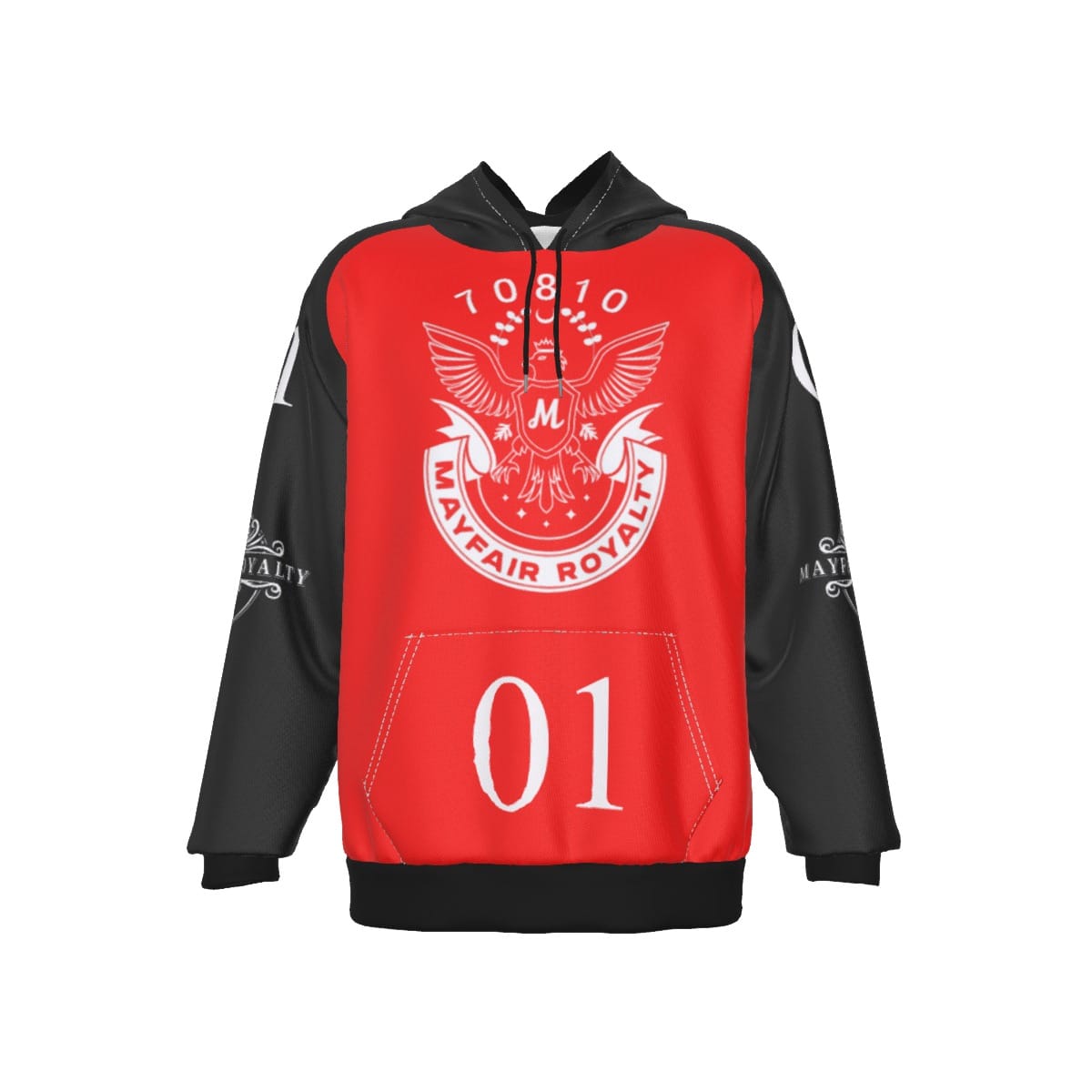 Mayfair Royalty Park East Red and White Park East Hoodie