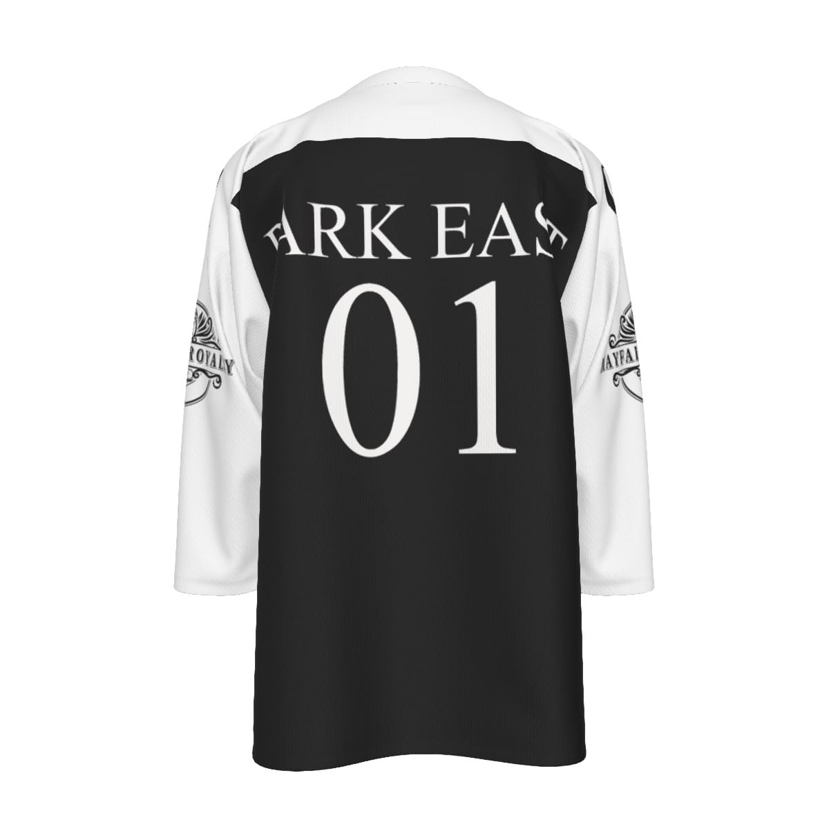 Mayfair Royalty Park East Black and White Hockey Jersey - Image 4