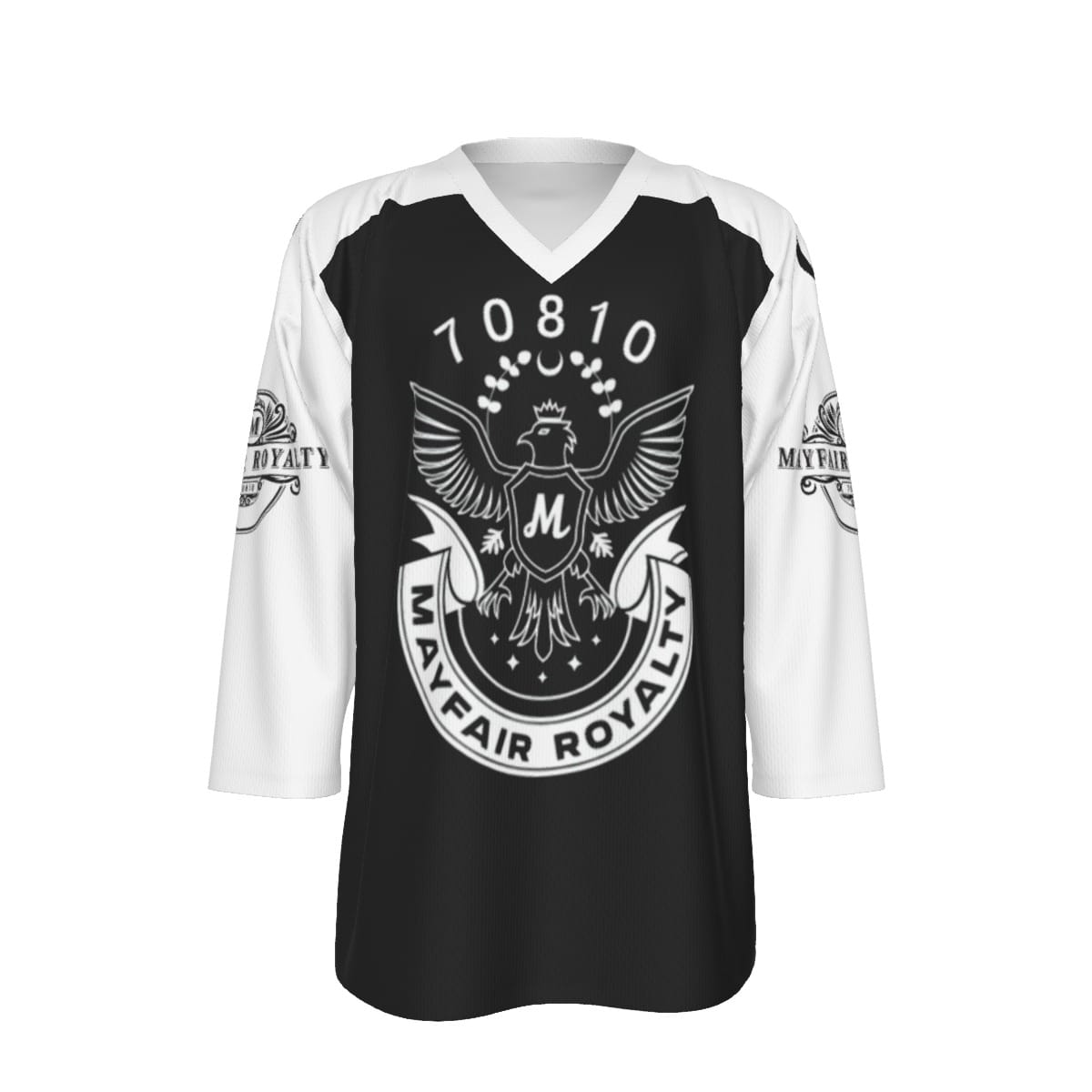 Mayfair Royalty Park East Black and White Hockey Jersey
