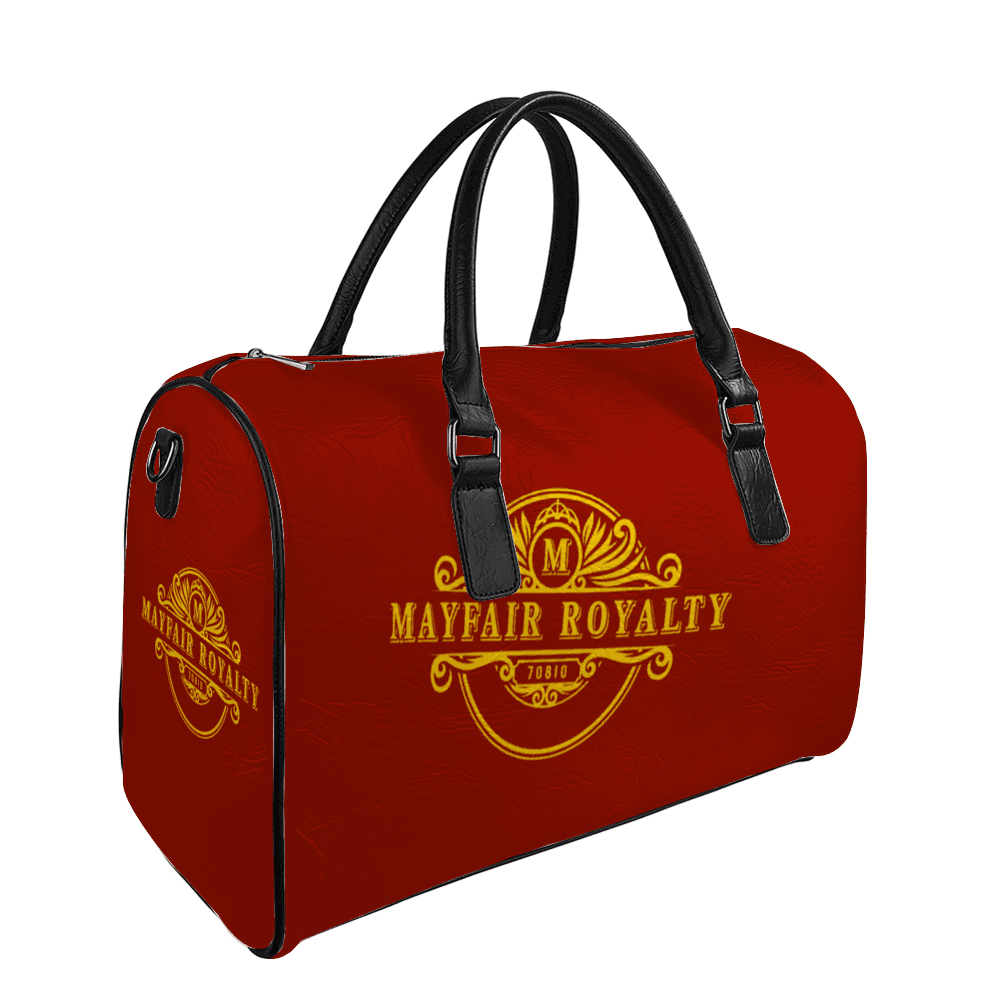 Mayfair Royalty Maroon Travel Duffel Bag - Image 5