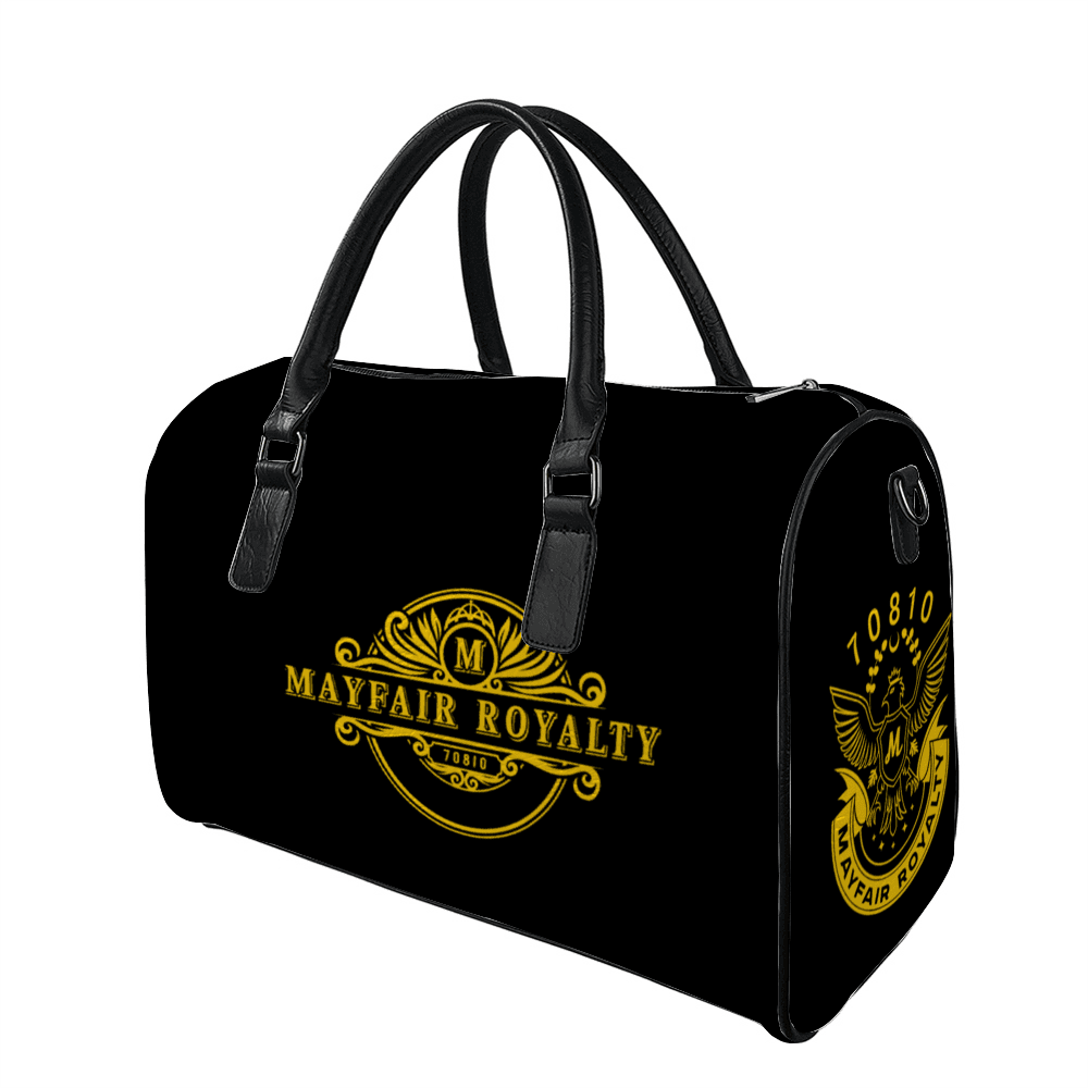 Mayfair Royalty Black Travel Duffel Bag - Image 2