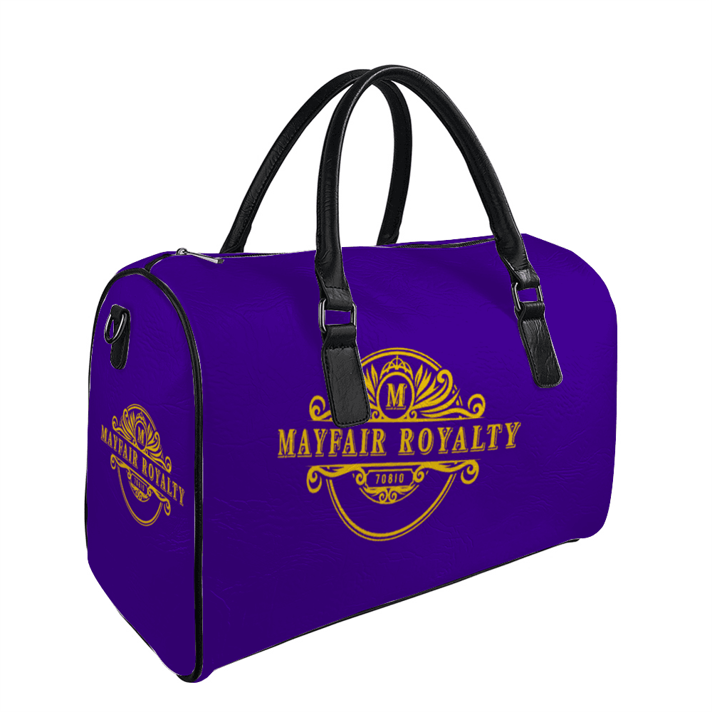 Mayfair Royalty Purple Travel Duffel Bag - Image 5
