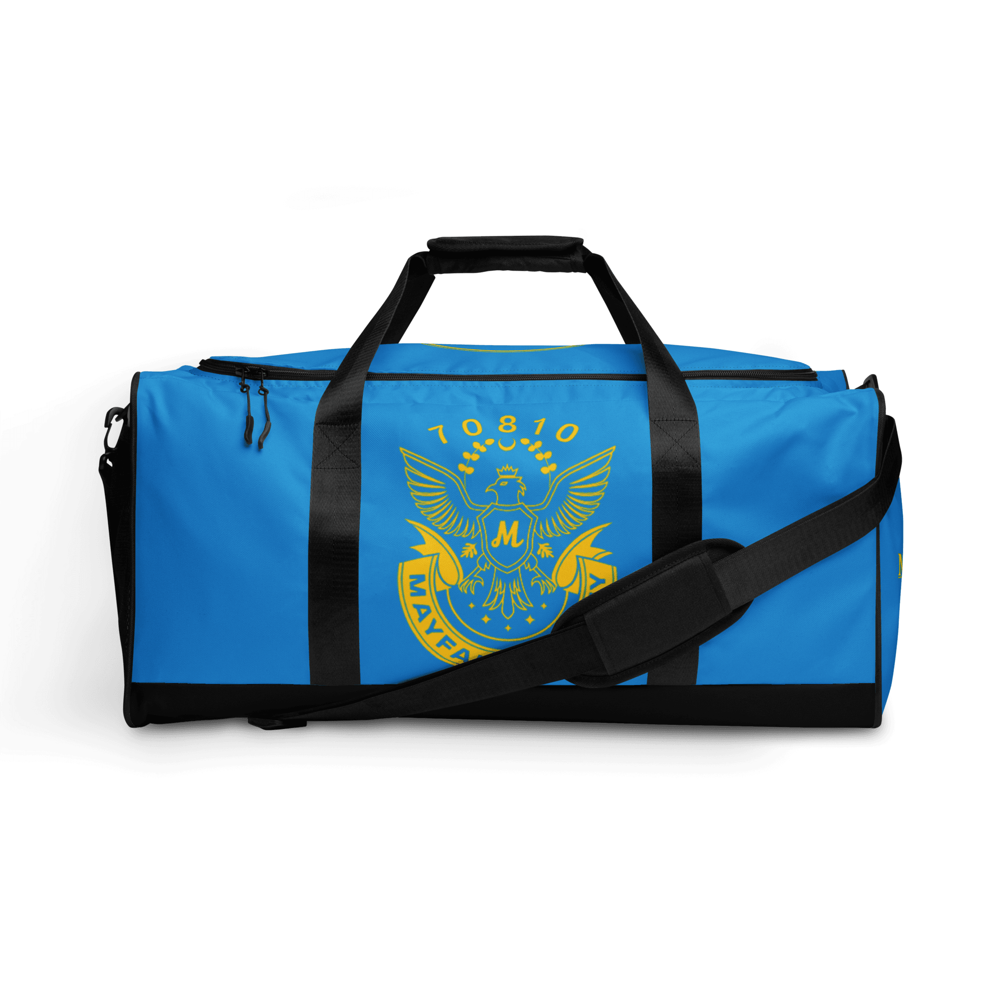 Mayfair Royalty Teal and Gold Duffle bag