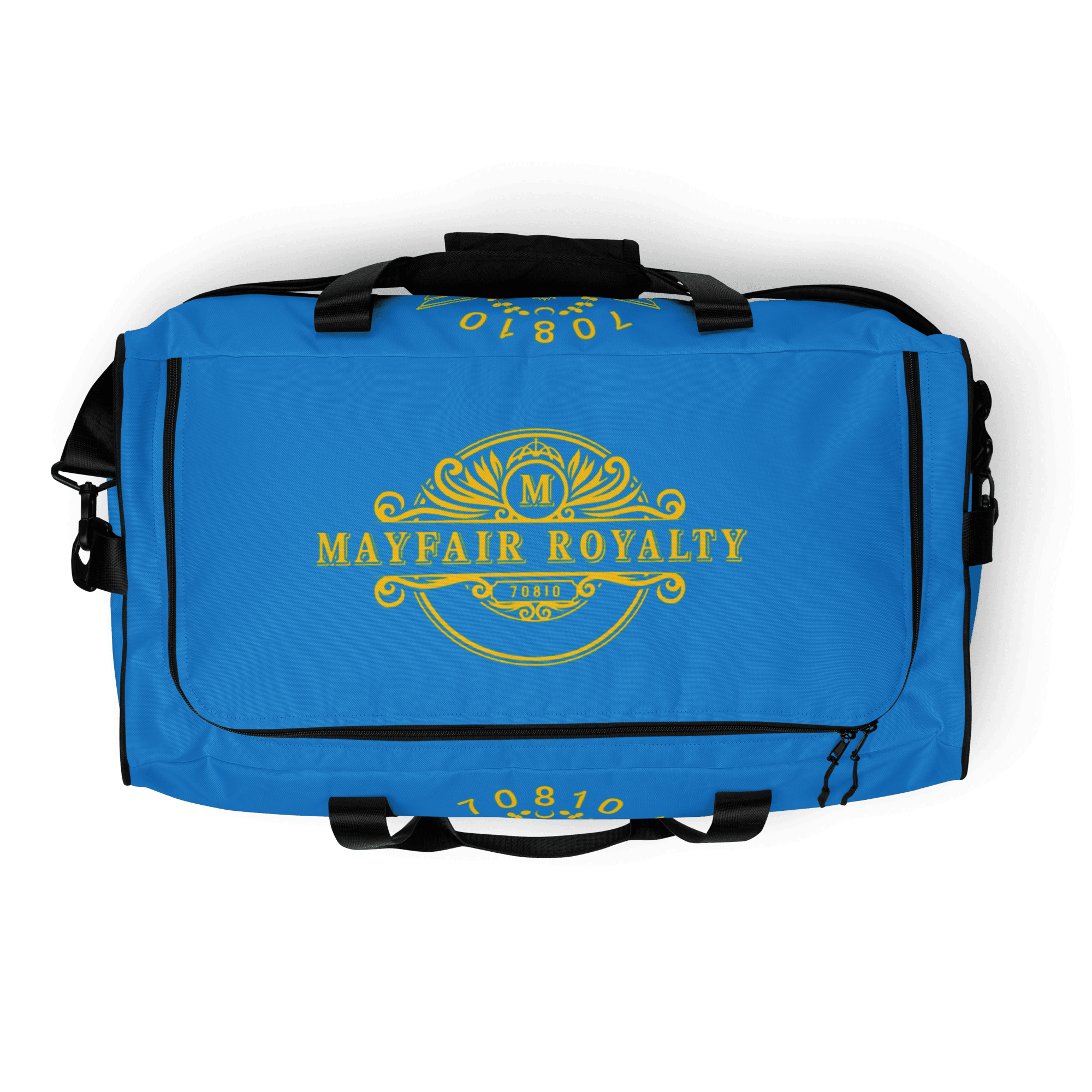 Mayfair Royalty Teal and Gold Duffle bag - Image 9