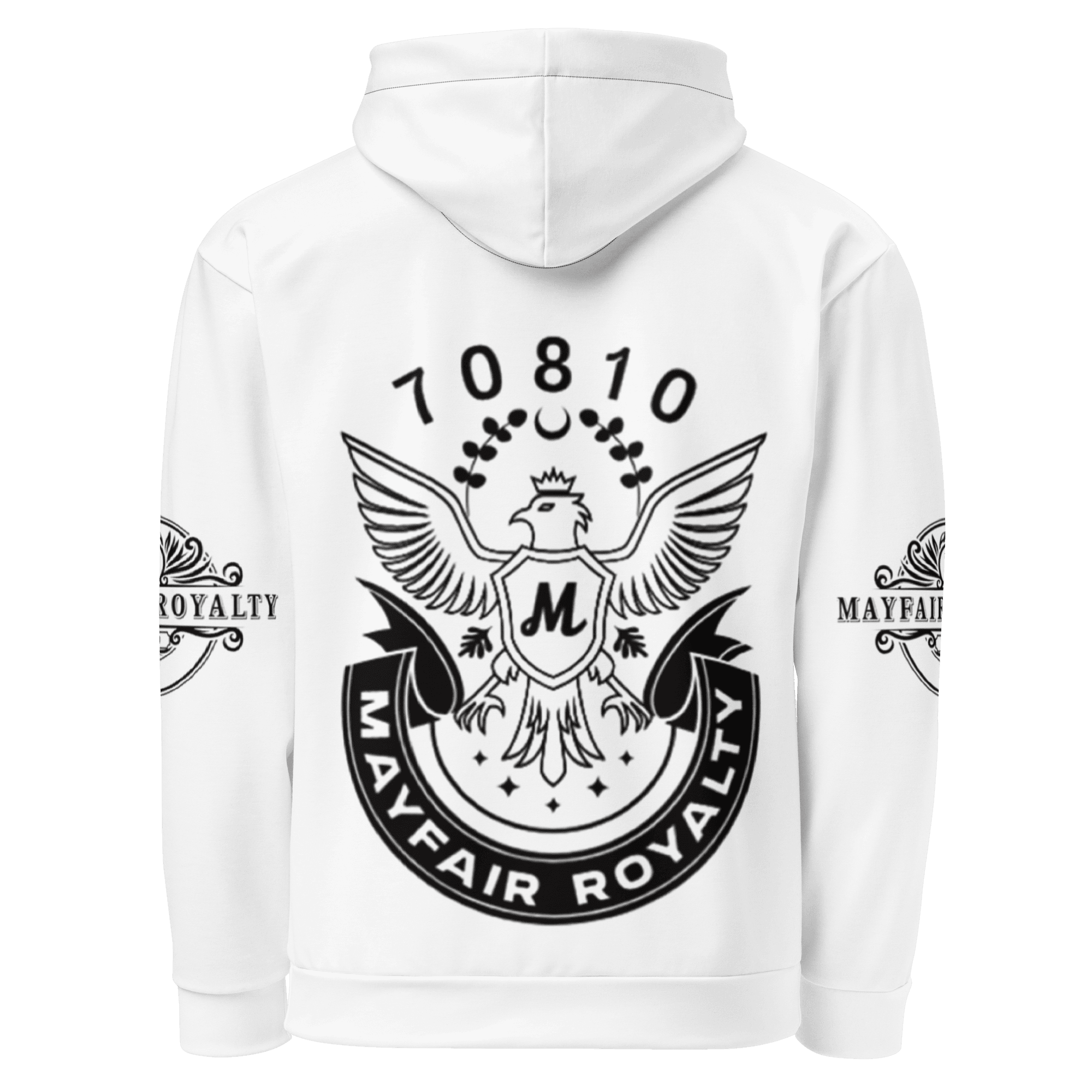Mayfair Royalty White and Black Hoodie - Image 3