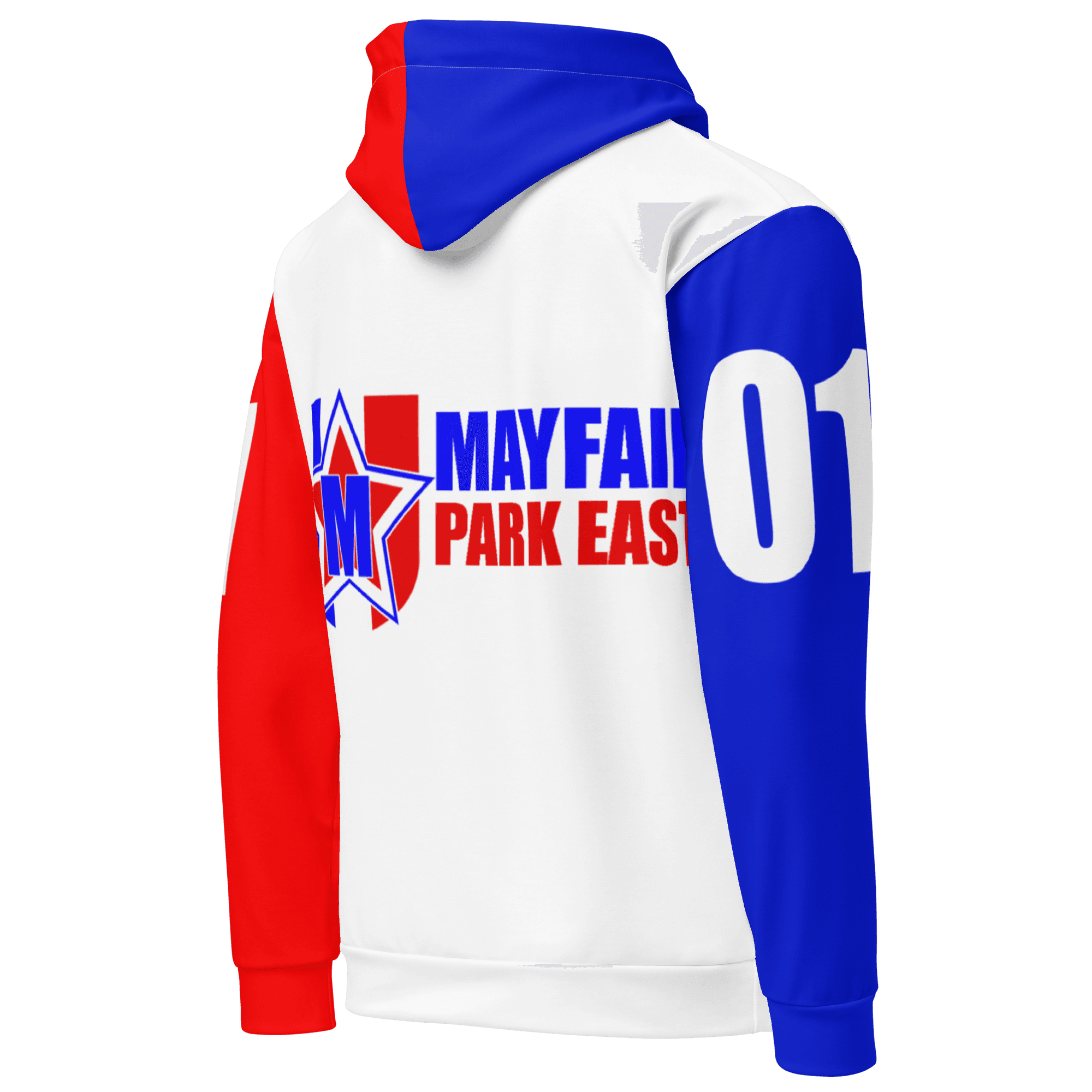 Mayfair United Park East Men's Striped Hoodie - Image 3