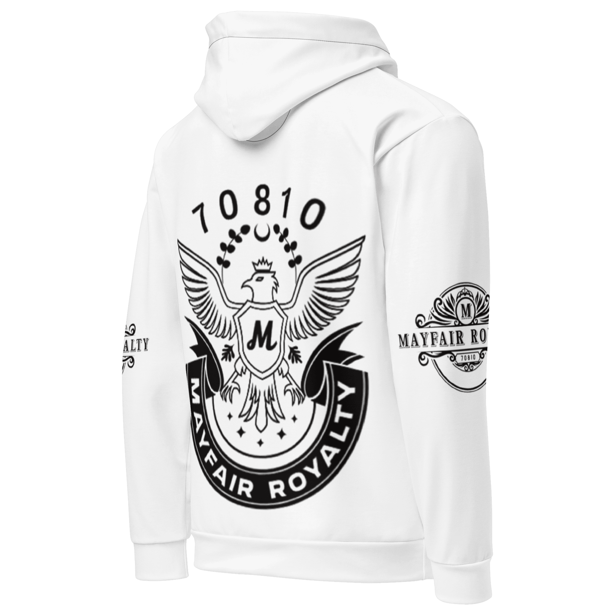 Mayfair Royalty White and Black Hoodie - Image 4