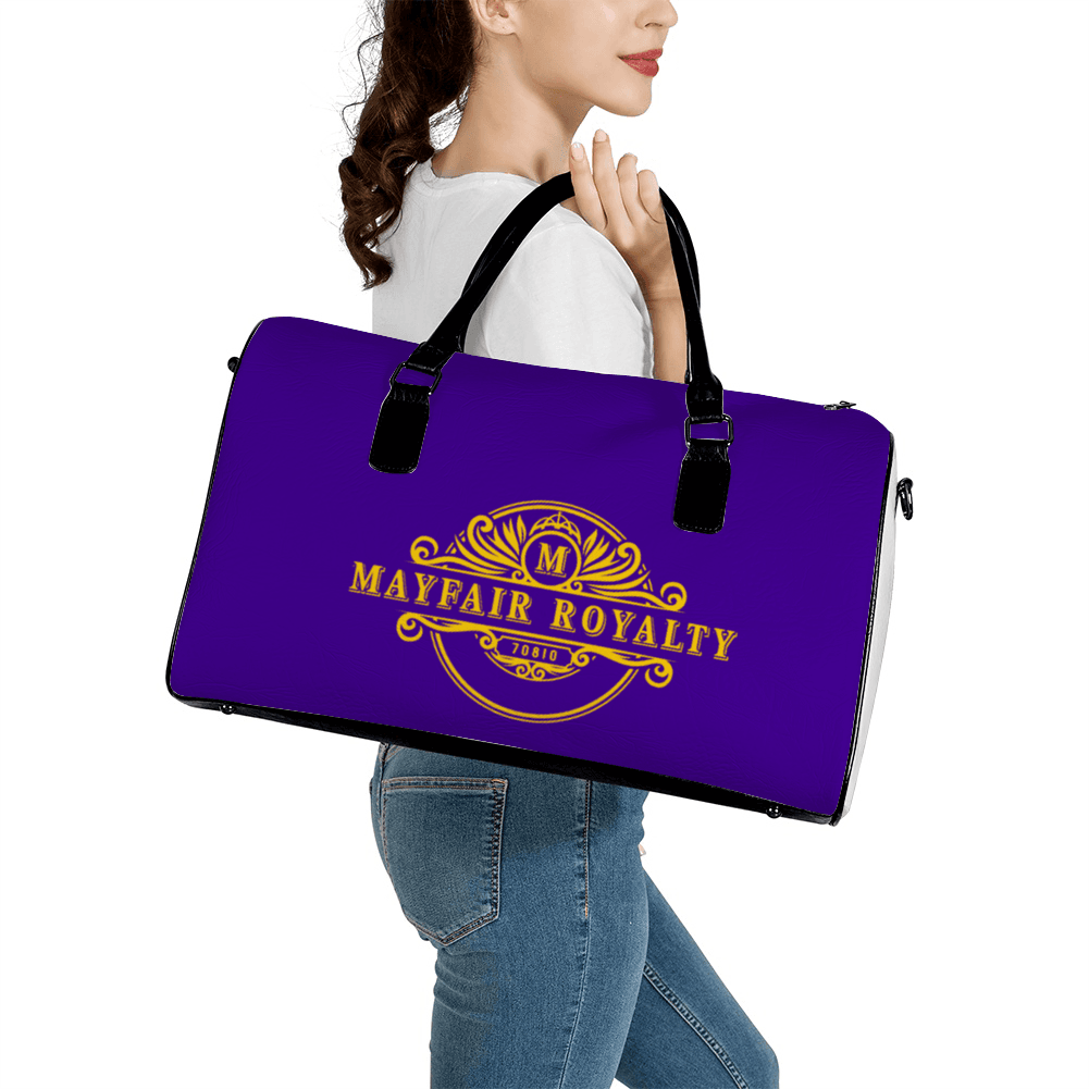 Mayfair Royalty Purple Travel Duffel Bag - Image 3
