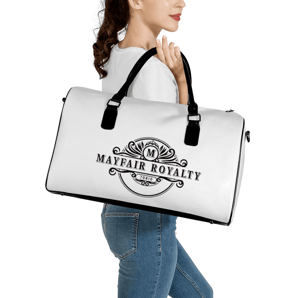 Mayfair Royalty White Travel Duffel Bag - Image 3