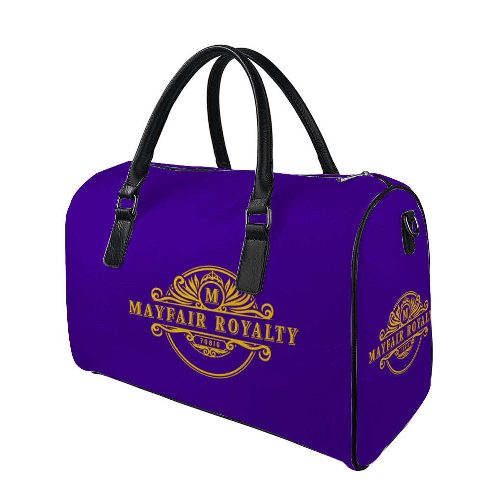 Mayfair Royalty Purple Travel Duffel Bag - Image 2