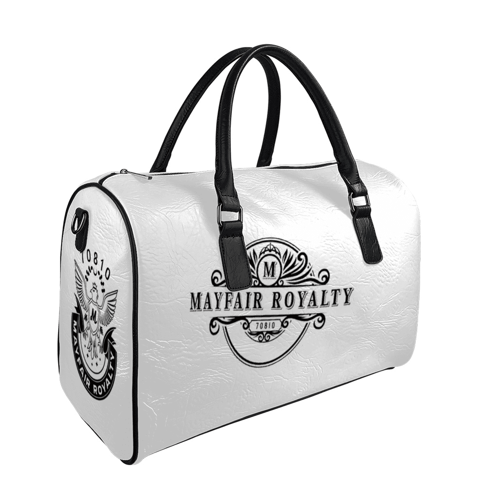 Mayfair Royalty White Travel Duffel Bag - Image 5