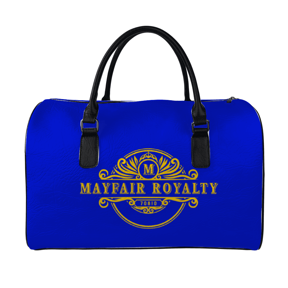 Mayfair Royalty Blue Travel Duffel Bag - Image 4