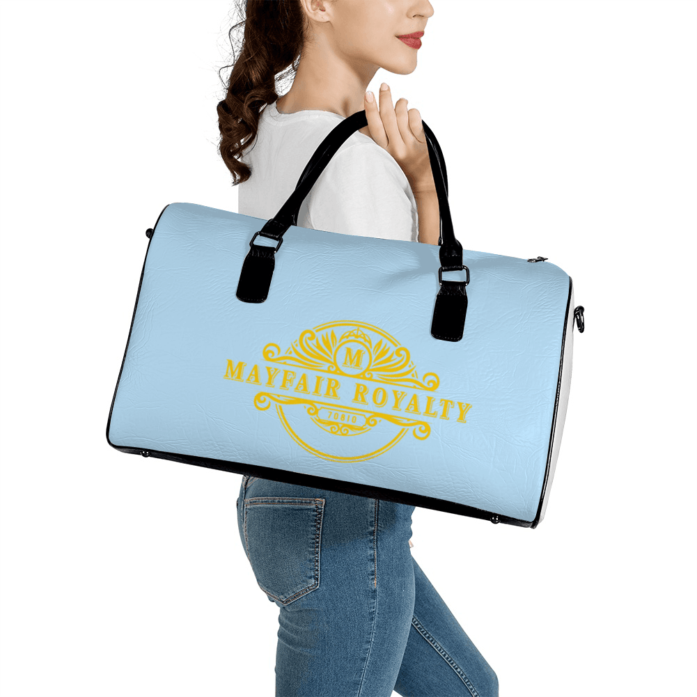 Mayfair Royalty Sky Blue and Gold Park East Backpack - Image 3