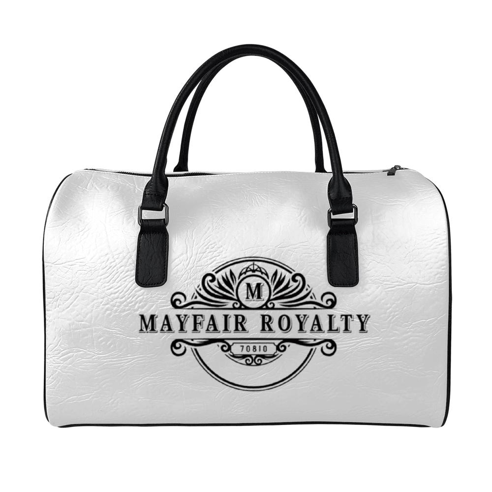 Mayfair Royalty White Travel Duffel Bag