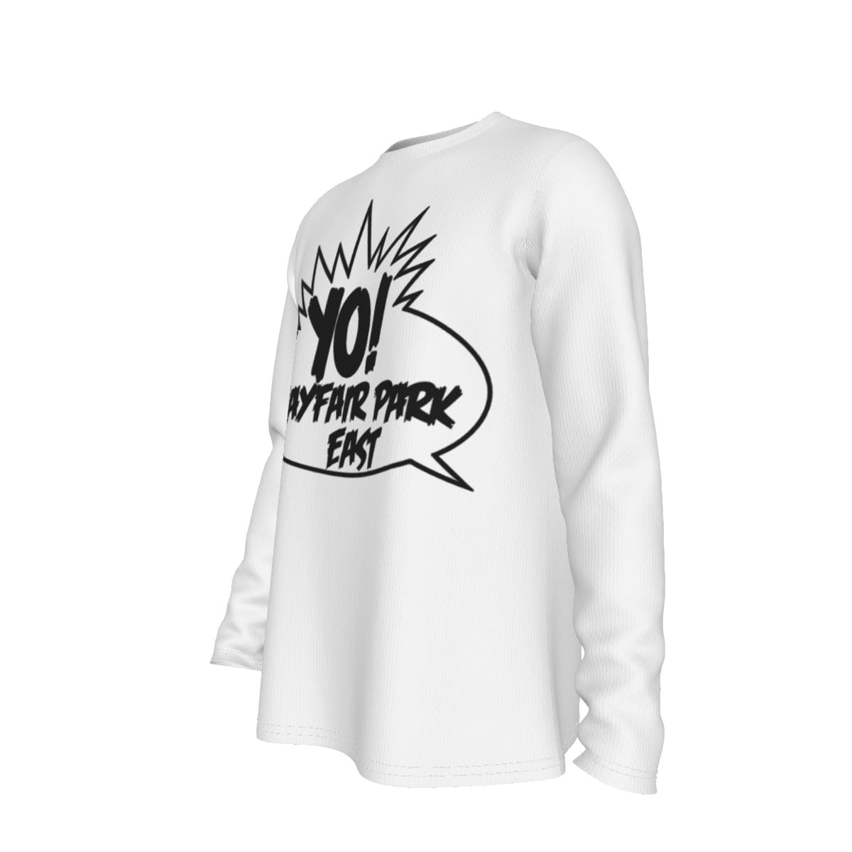 Mayfair Bulldog Army Park East White and Black Long Sleeve Shirt - Image 2